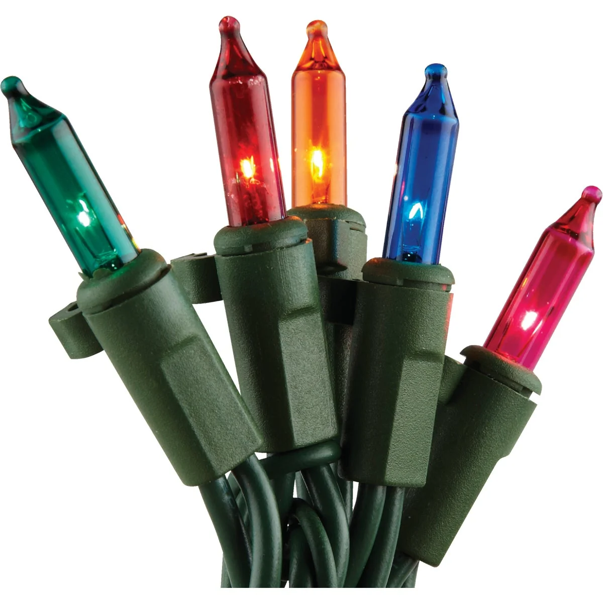 Elegant J Hofert Multi 150-Bulb Mini Incandescent 4 Ft. x 6 Ft. Heavy-Duty Net Light Set Green