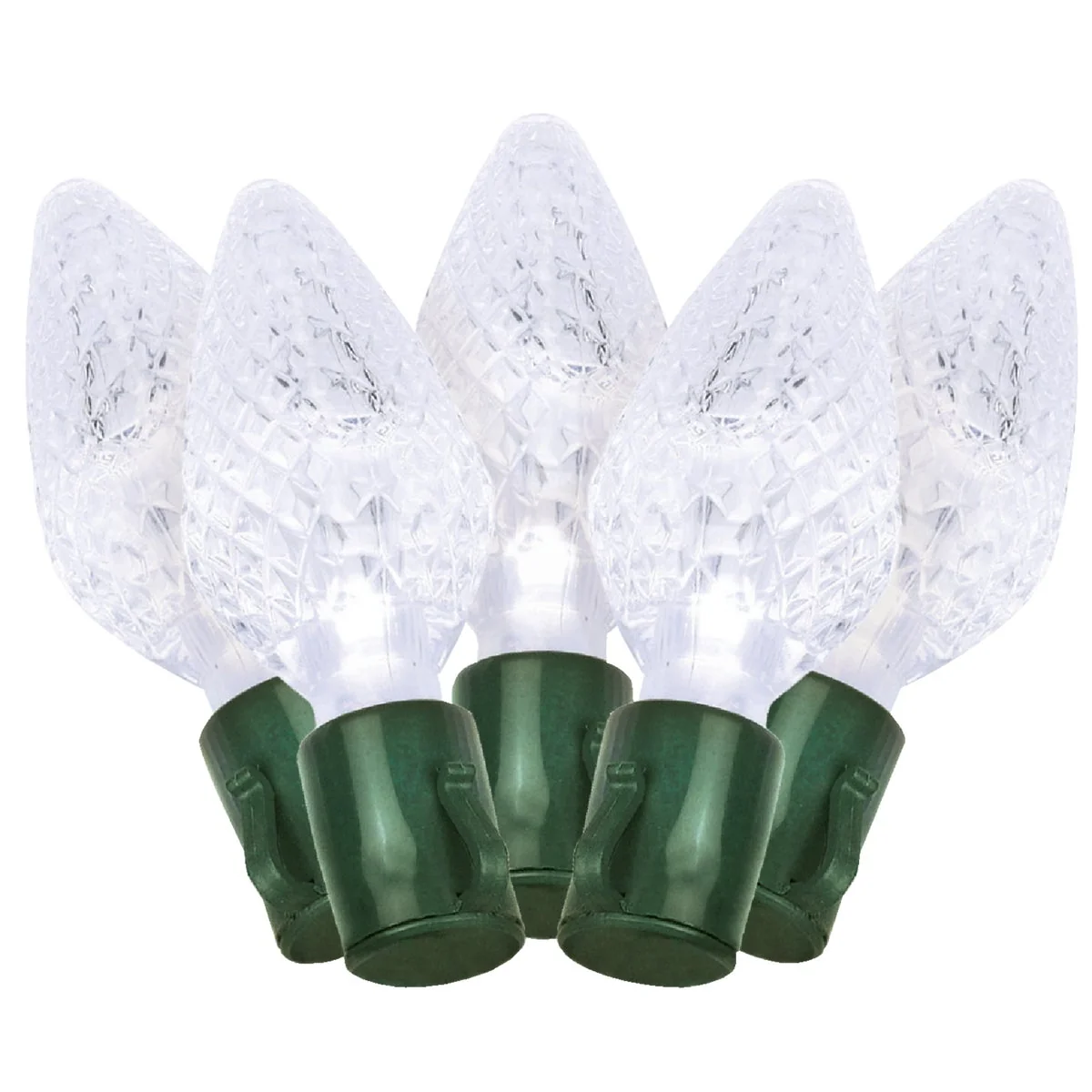 Authentic J Hofert White 25-Bulb C9 LED Light Set Original Design