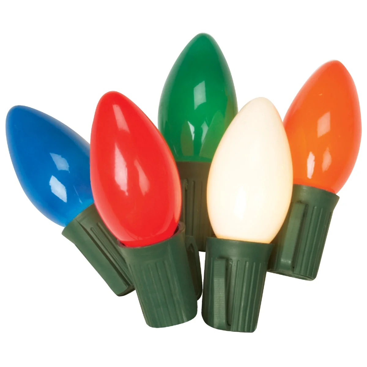 Innovative J Hofert Ceramic Multi 25-Bulb C9 Incandescent Light Set Reusable