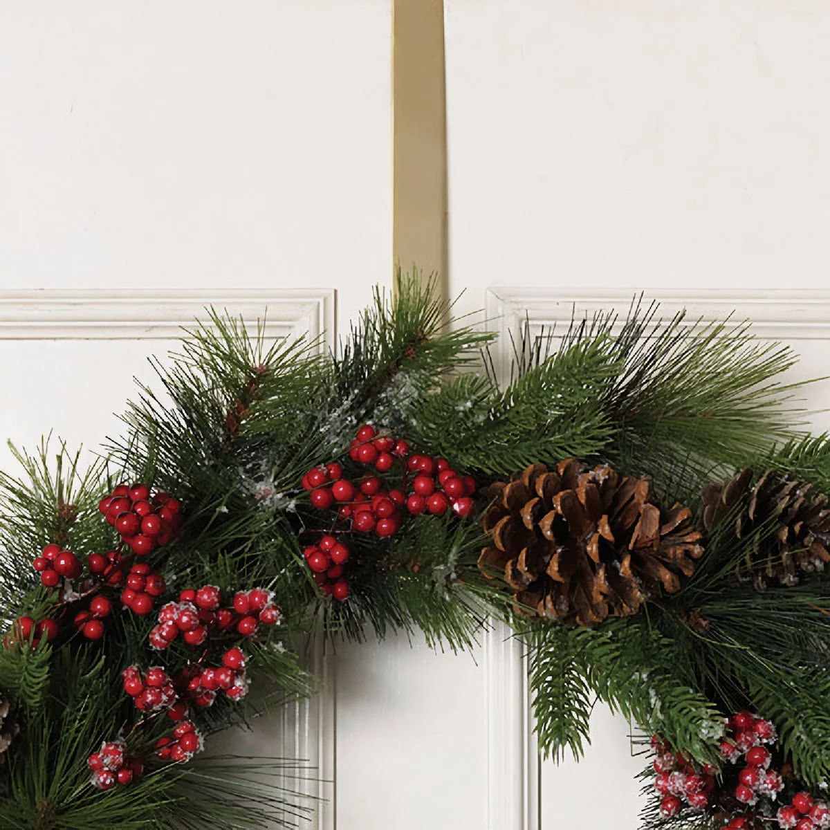 Versatile Gerson 12 In. Over-The-Door Metal Wreath Hanger Unique