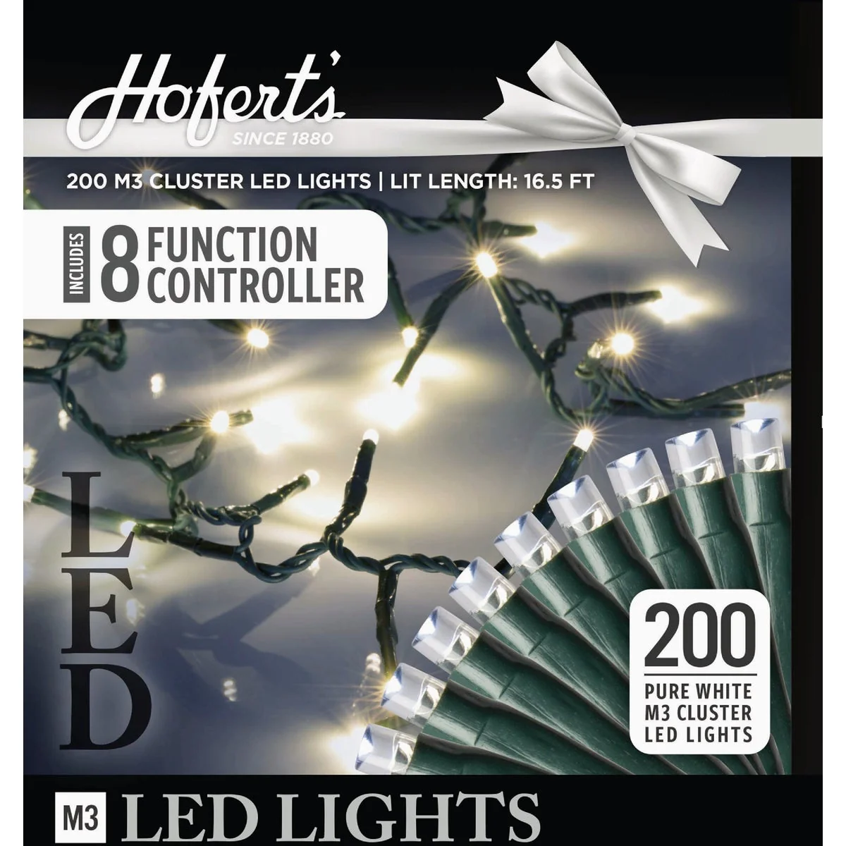 Healthy J Hofert Warm White 200-Bulb M3 LED Cluster String Light Set Excellent