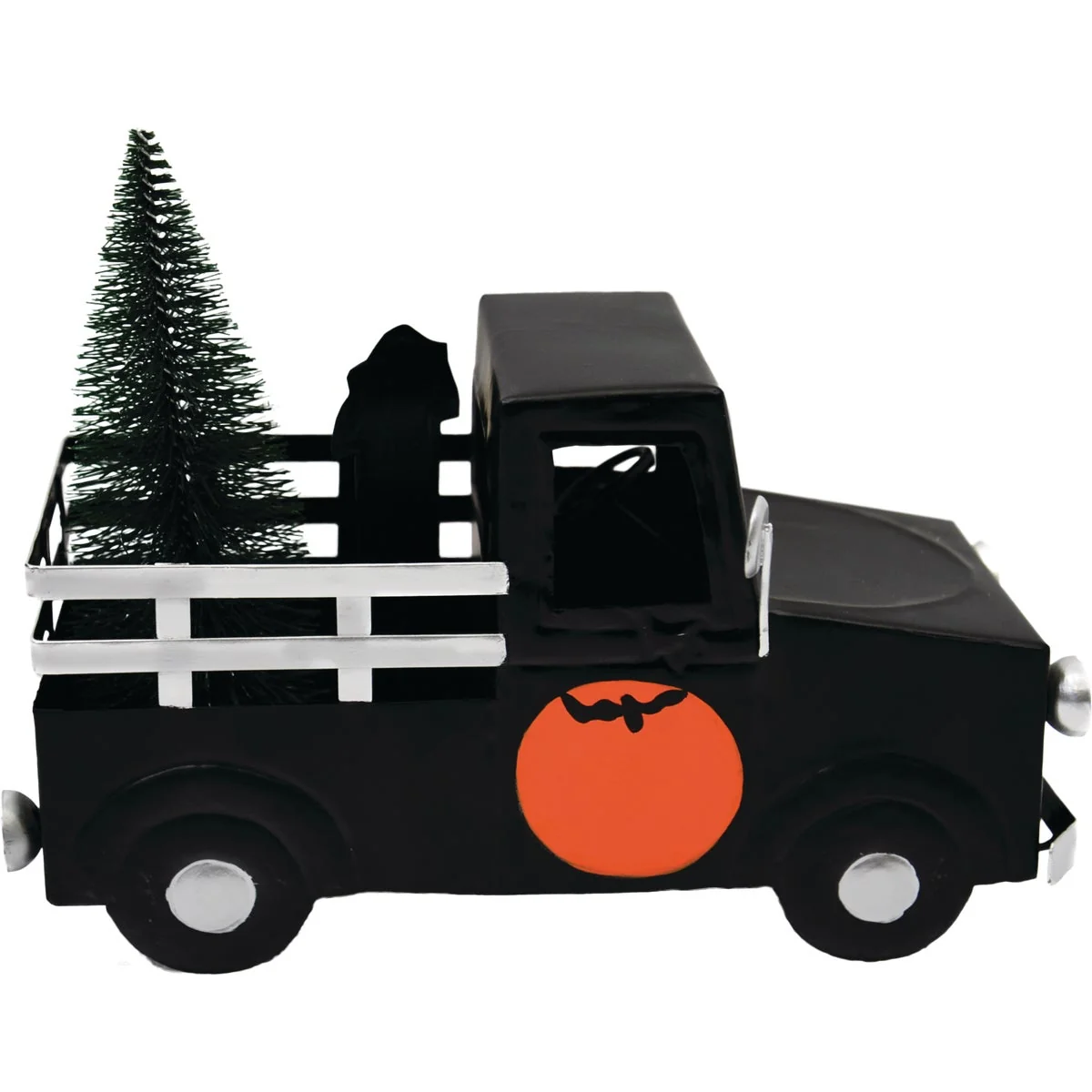 Classic 5.91 In. LED Halloween Truck Lighted Decoration Solid