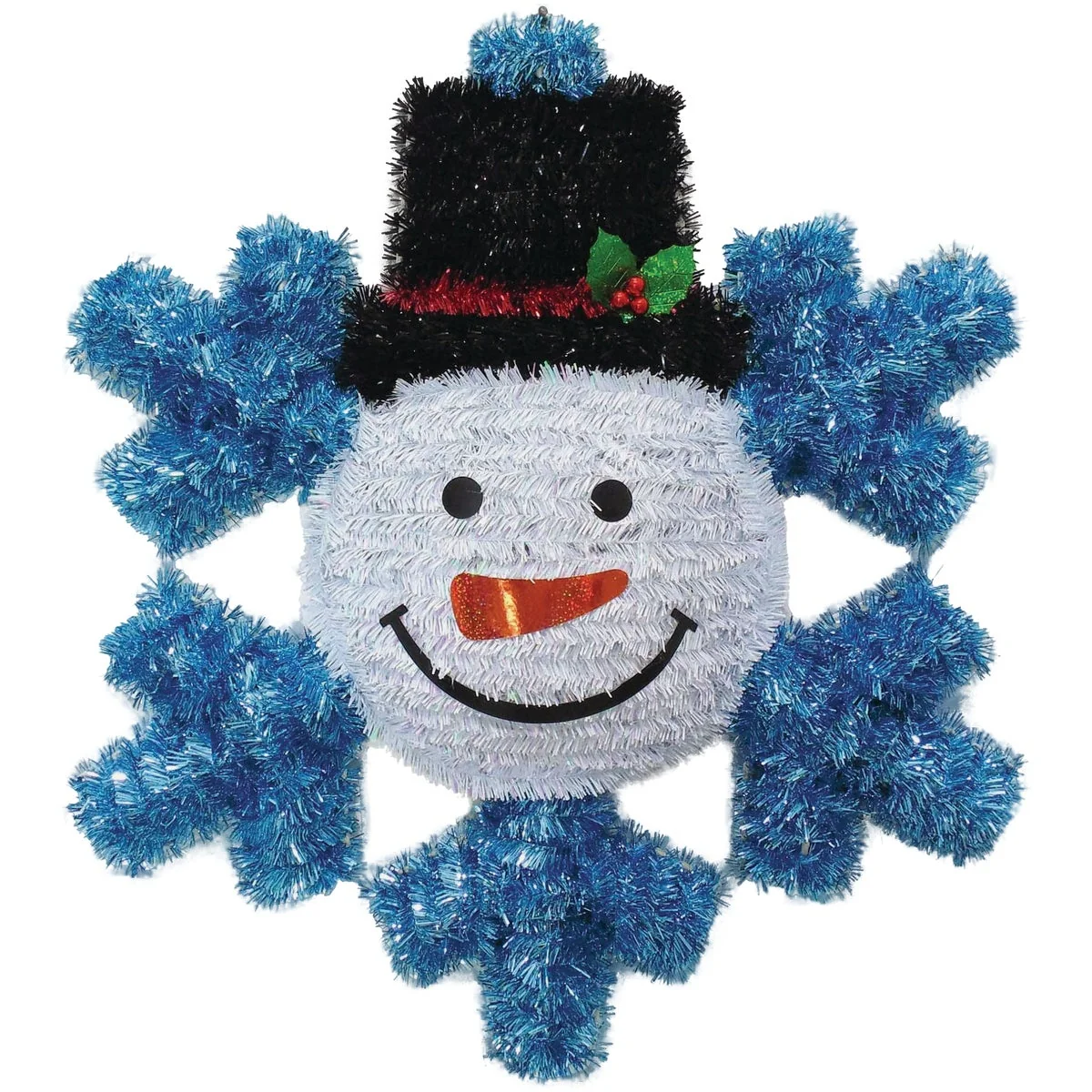 Elegant Youngcraft 17 In. x 1.5 In. x 20 In. Tinsel Snowman Holiday Decoration Selected