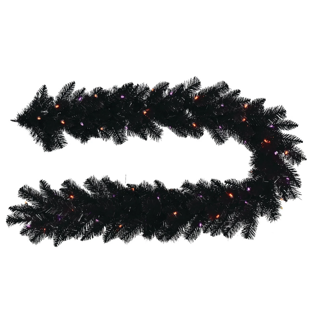 Recyclable Villisca Halloween 6 Ft. Prelit LED Garland Certified