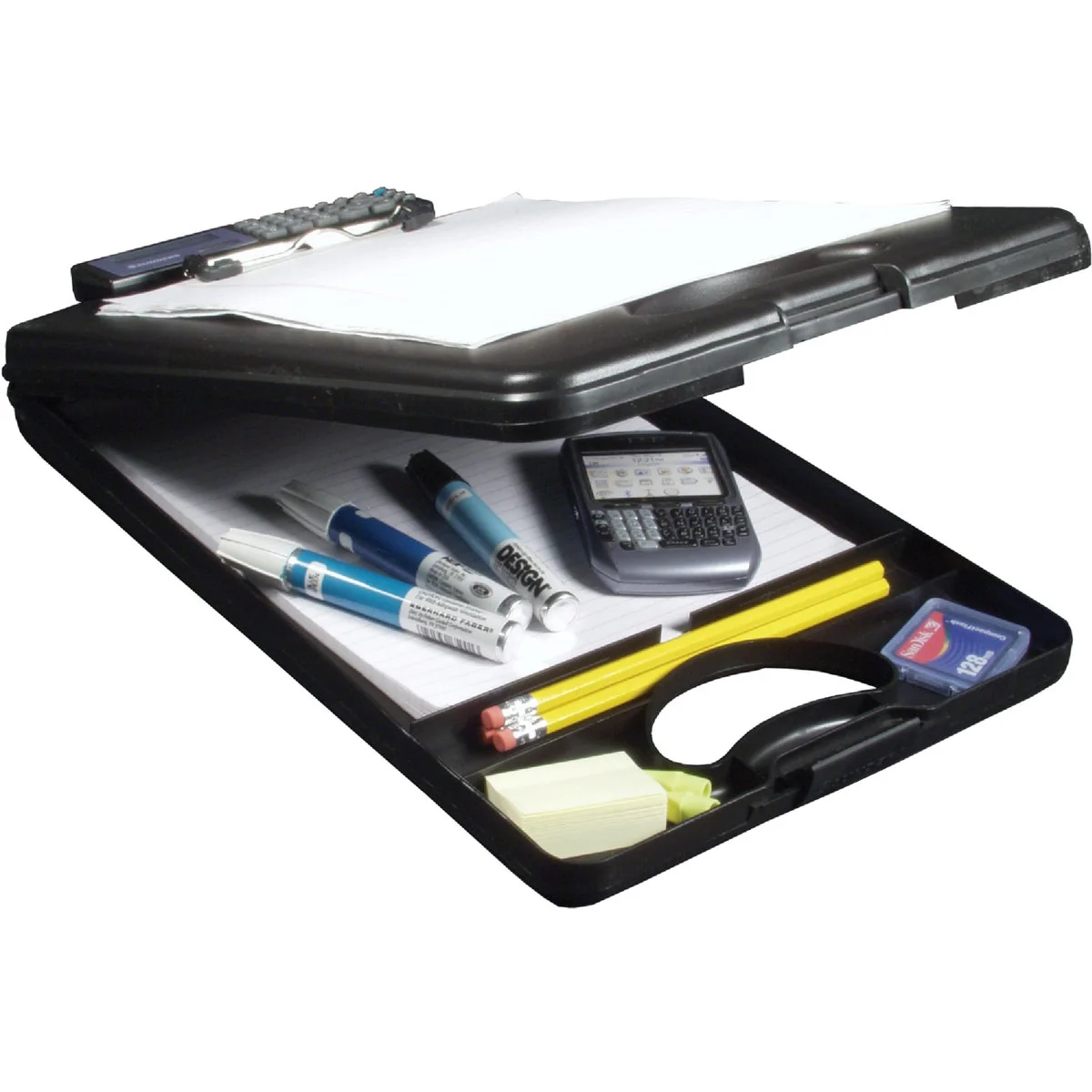 Premium Material Saunders DeskMate II Letter Size Polypropylene 1 2 In. Clipboard with Calculator Innovative