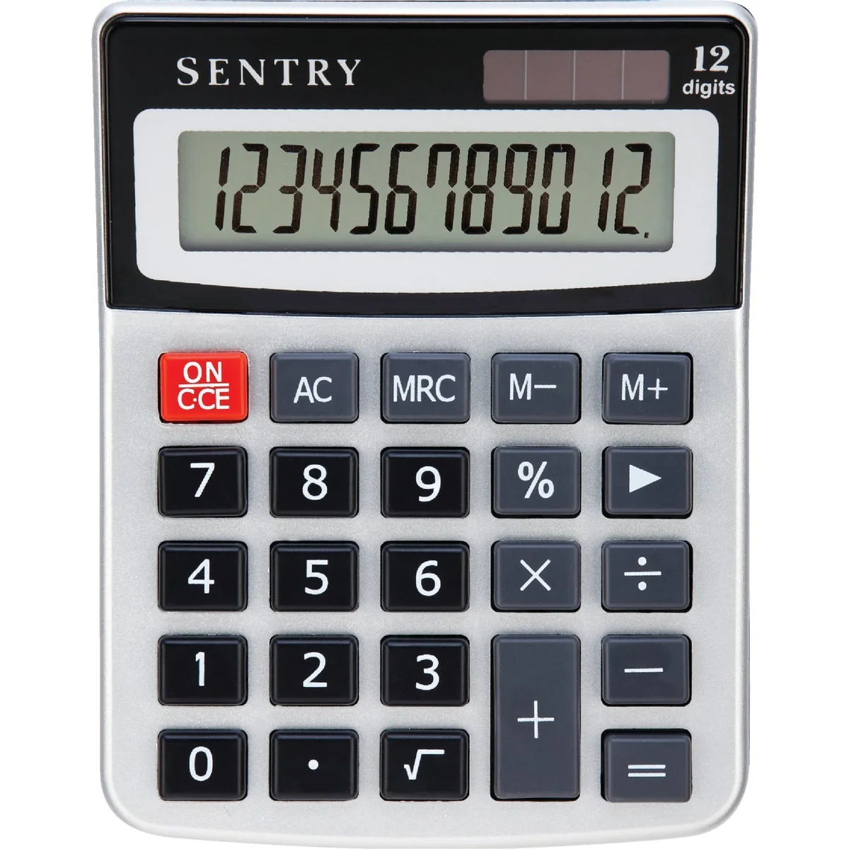 Practical Sentry Jumbo Key Auto-Off 10-Digit Mini Desk Calculator Professional