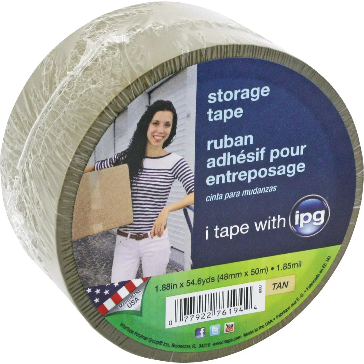 Artisan IPG 1.88 In. X 55 Yd. Tan Sealing Tape Healthy