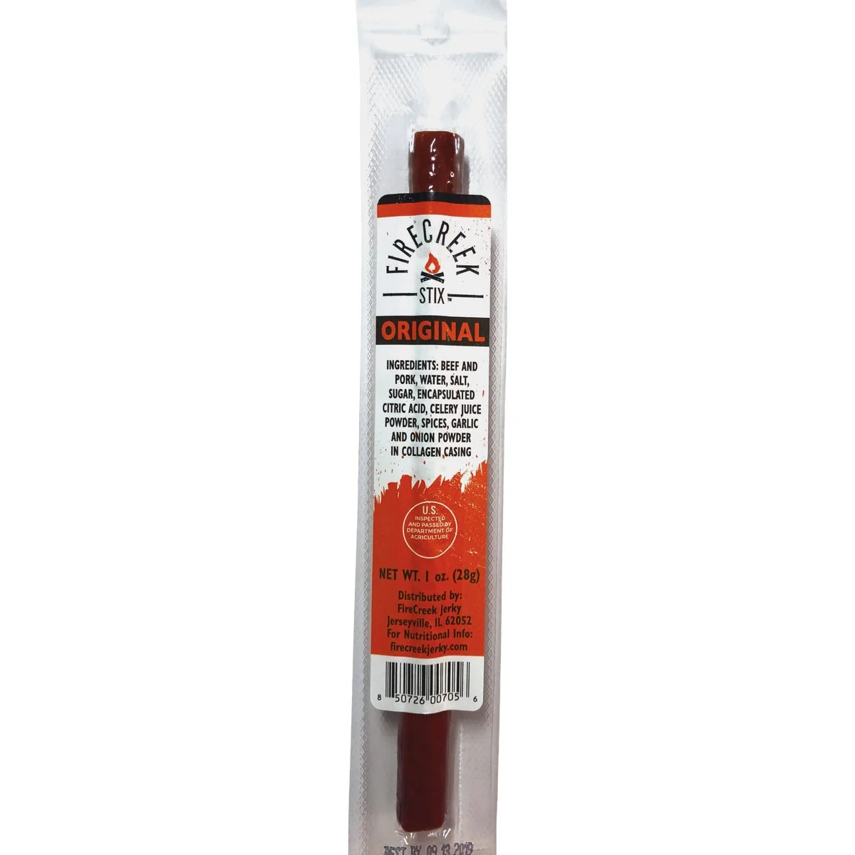 Trusted FireCreek Snacks 1 Oz. Hickory Smoked Beef Stix Pure