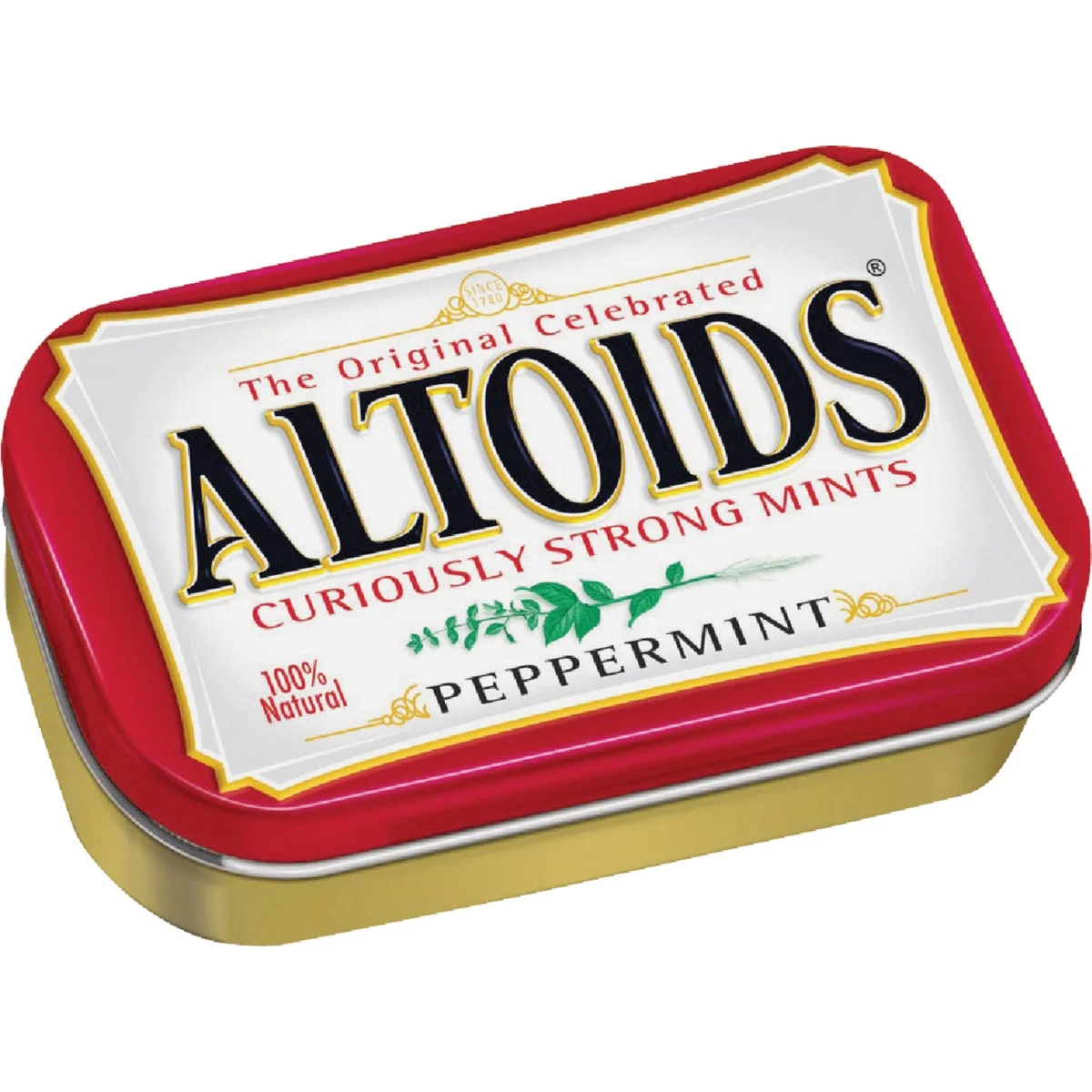 Refined Altoids 1.76 Oz. Peppermint Mints Long-Lasting