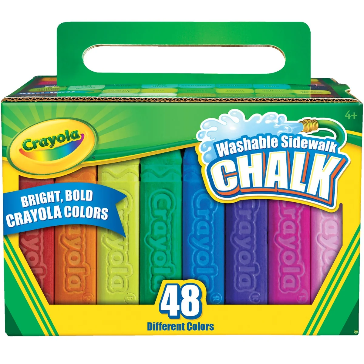 Next-Generation Crayola Sidewalk Chalk 48-Count Relaxed