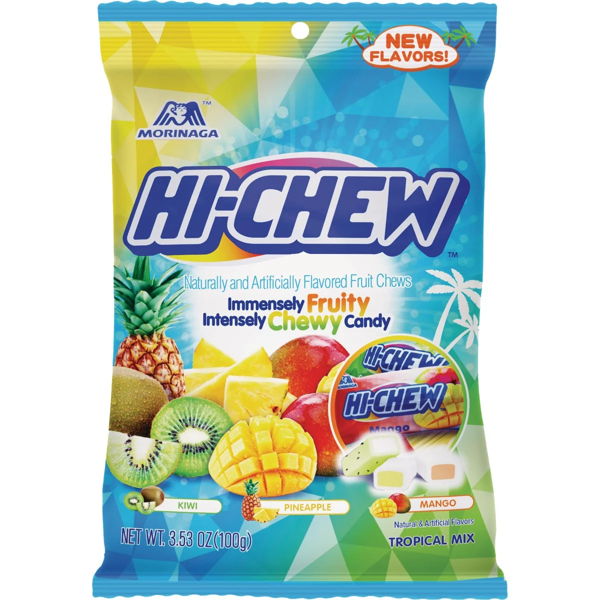 Excellent Hi-Chew Tropical Flavor 3.53 Oz. Candy Refined