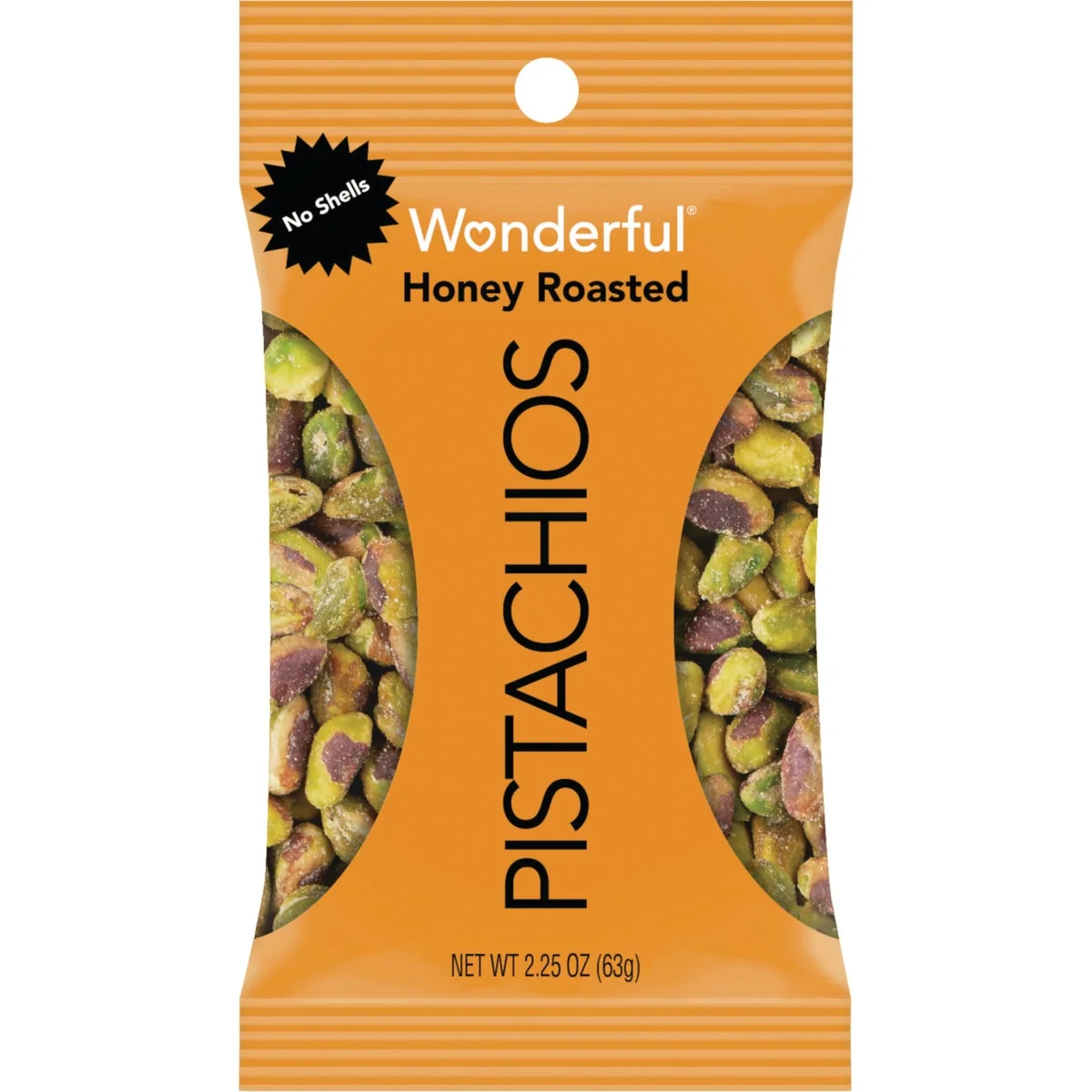 Next-Generation Wonderful 2.25 Oz. Honey Roasted Shelled Pistachios Advanced