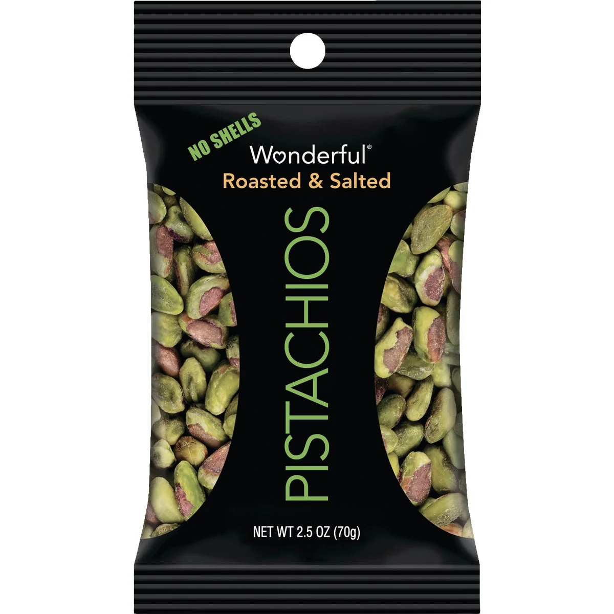 Clean Wonderful 2.5 Oz. Roasted Shelled Pistachios Premium Material