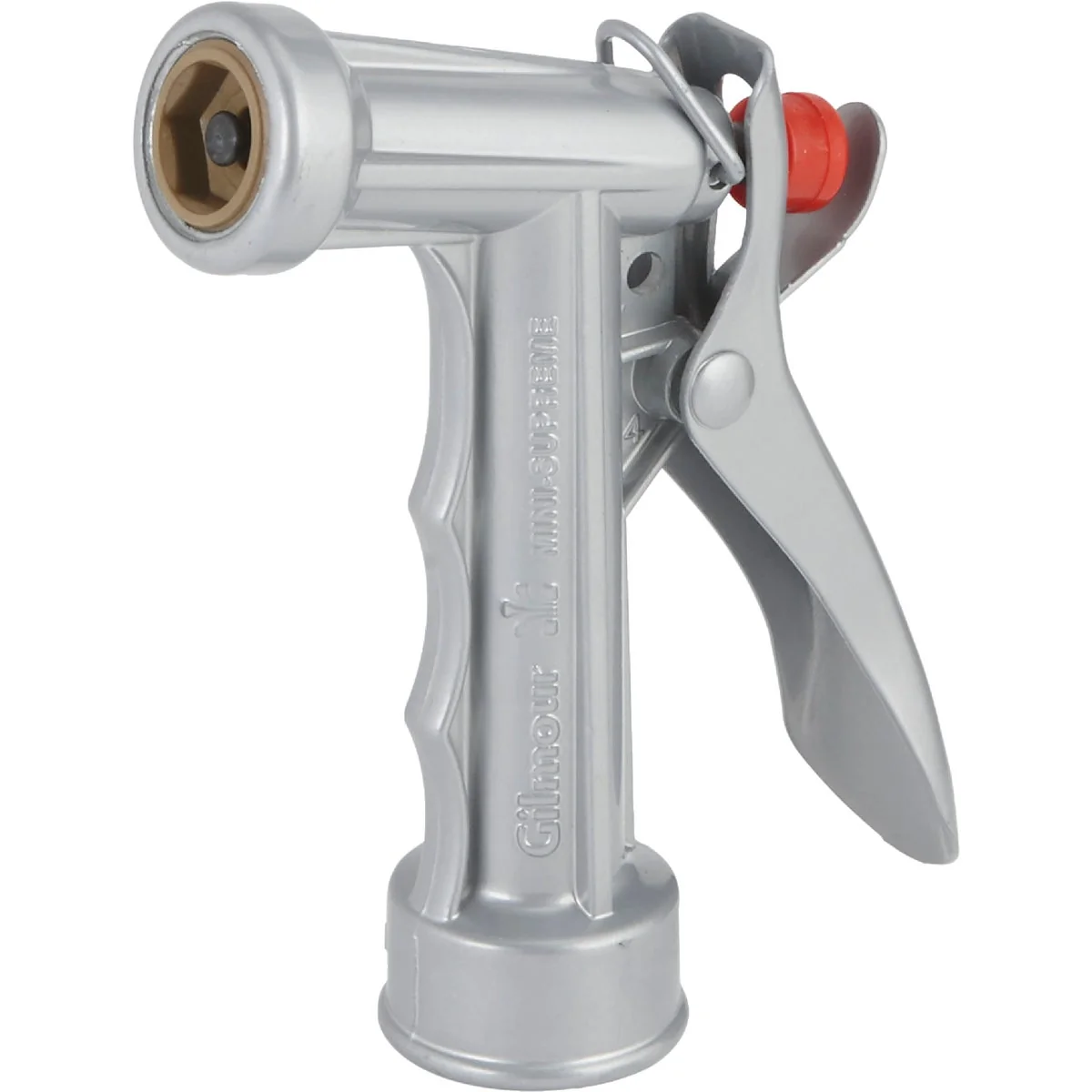 Recyclable Garden Metal Mid-Size Pistol Nozzle Metallic Genuine