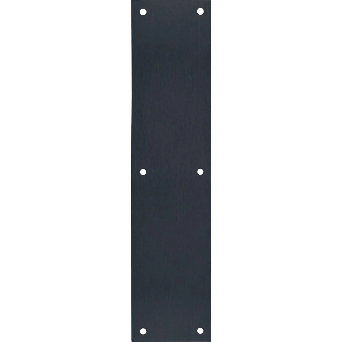 Long-Lasting Tell 3.5 In. x 15 In. Matte Black Push Plate Fashionable
