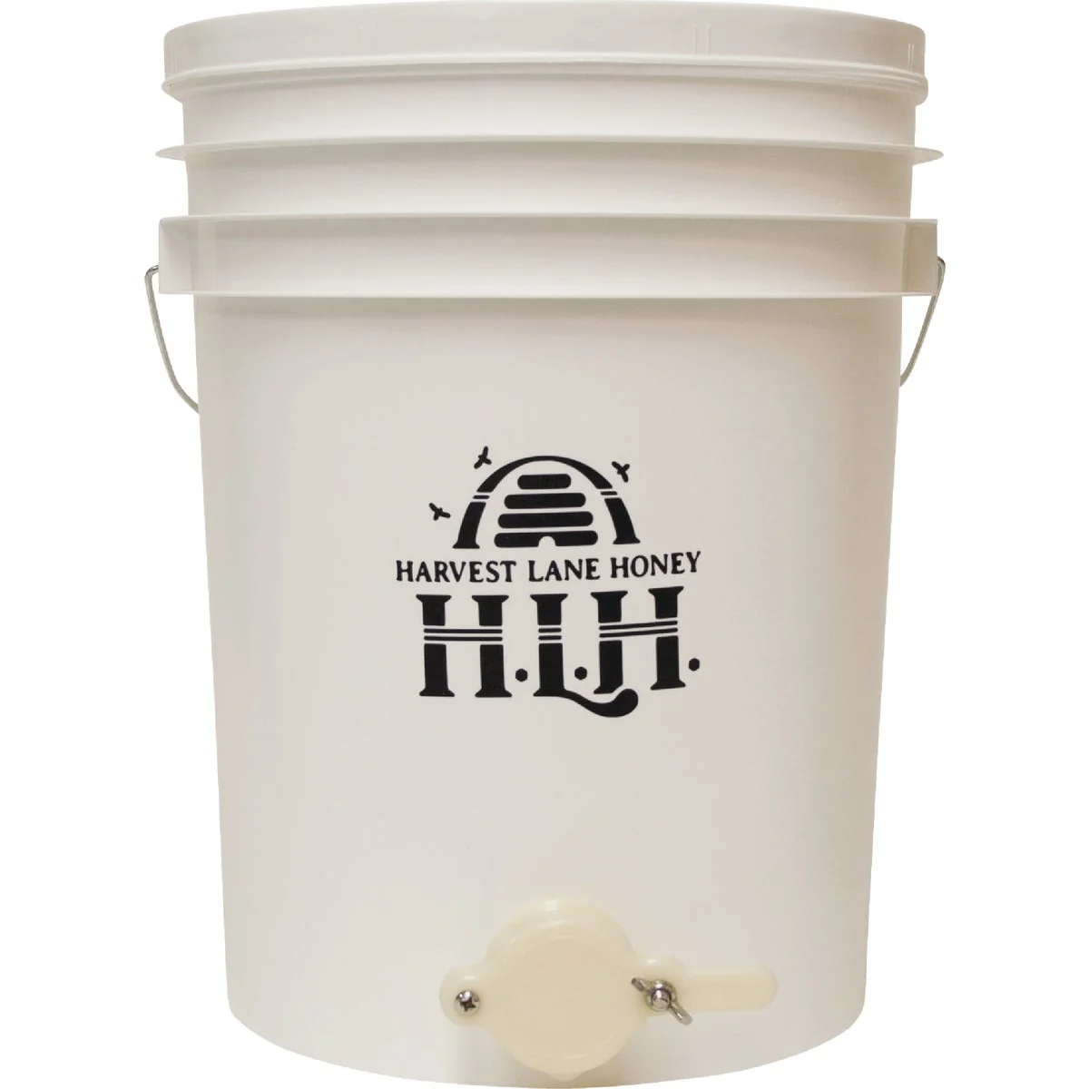 High-Quality Harvest Lane 5 Gal. Plastic Honey Bucket with Gate Effective