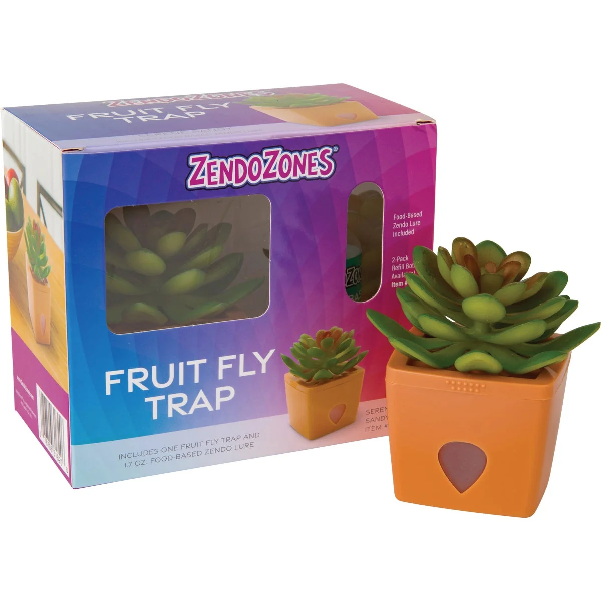 Versatile ZendoZones Serene Sandy Fruit Fly Trap High-Performance