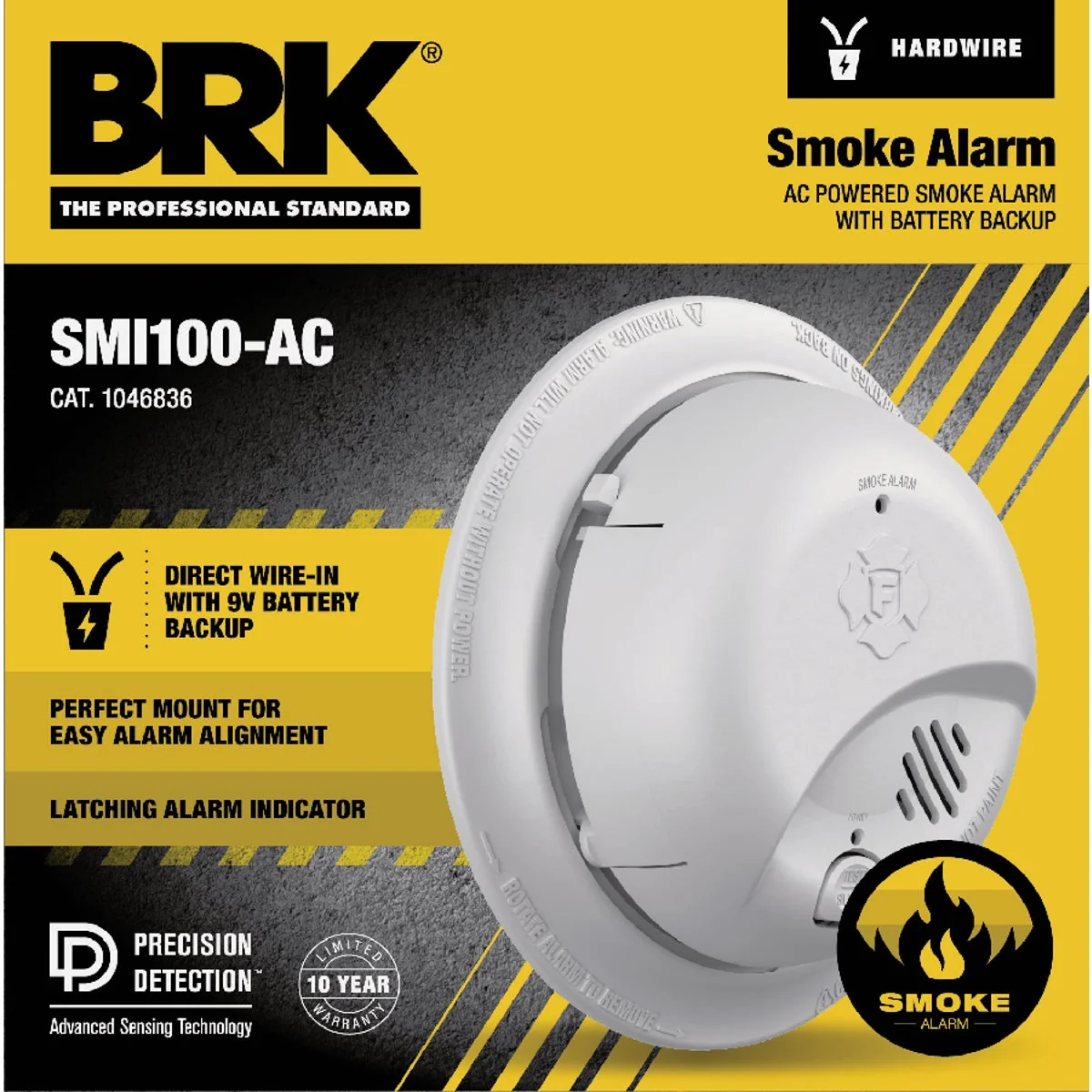 Proven BRK Interconnect Hardwired Ionization Smoke Alarm High-Quality