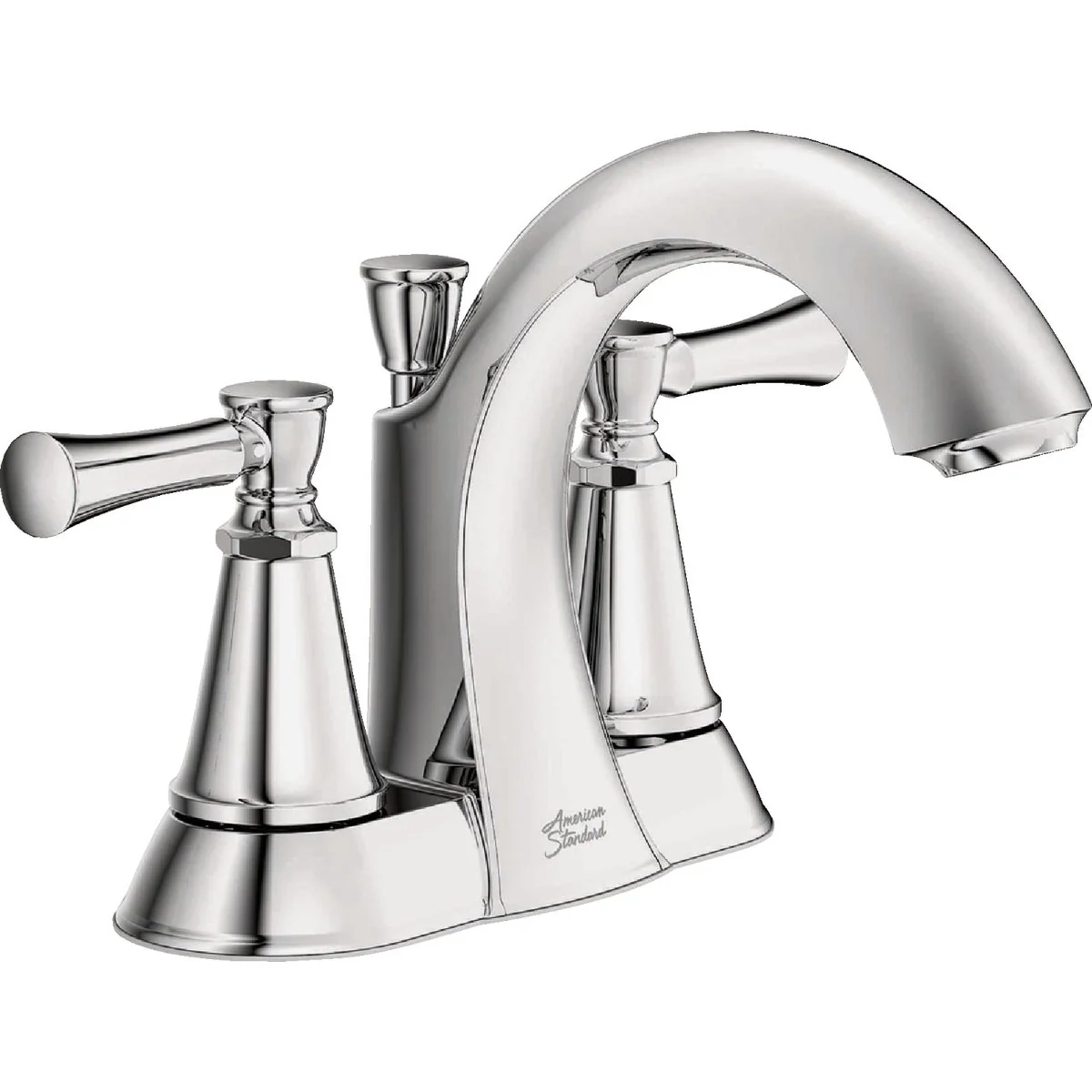 Practical American Standard Chancellor 2-Handle Lever 4 In. Centerset Bathroom Faucet with Pop-Up Chrome Expertly Made