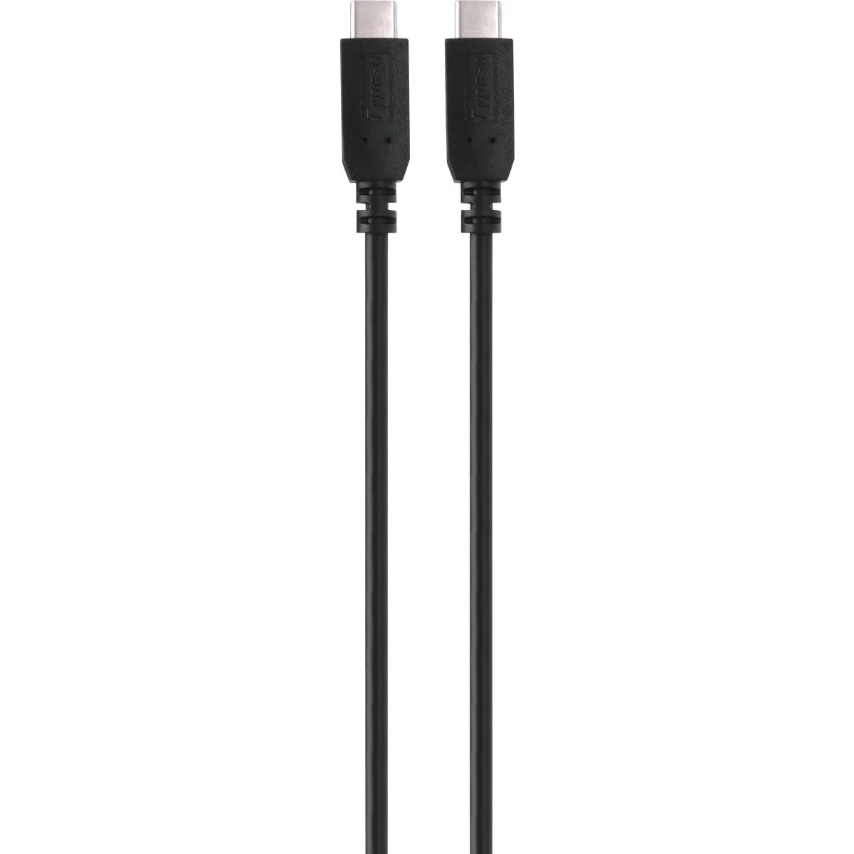 Quality Blue Jet 6 Ft. Black Type-C USB to Type-C USB Charging Sync Cable Fine