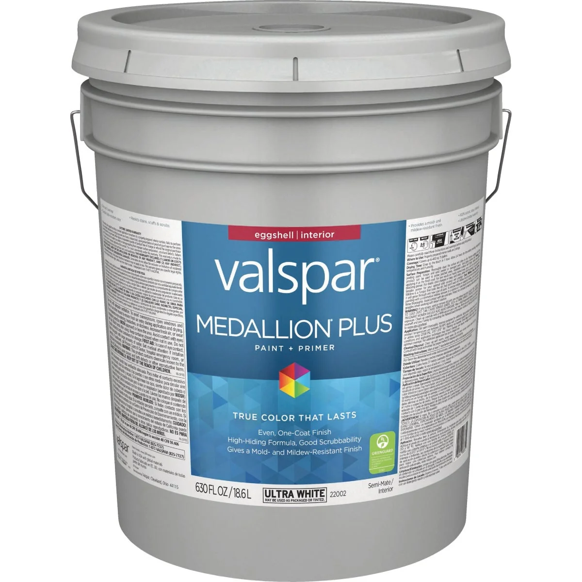 Powerful Valspar Medallion Plus Premium Paint Primer Eggshell Interior Paint Ultra White 5 Gal. Safe