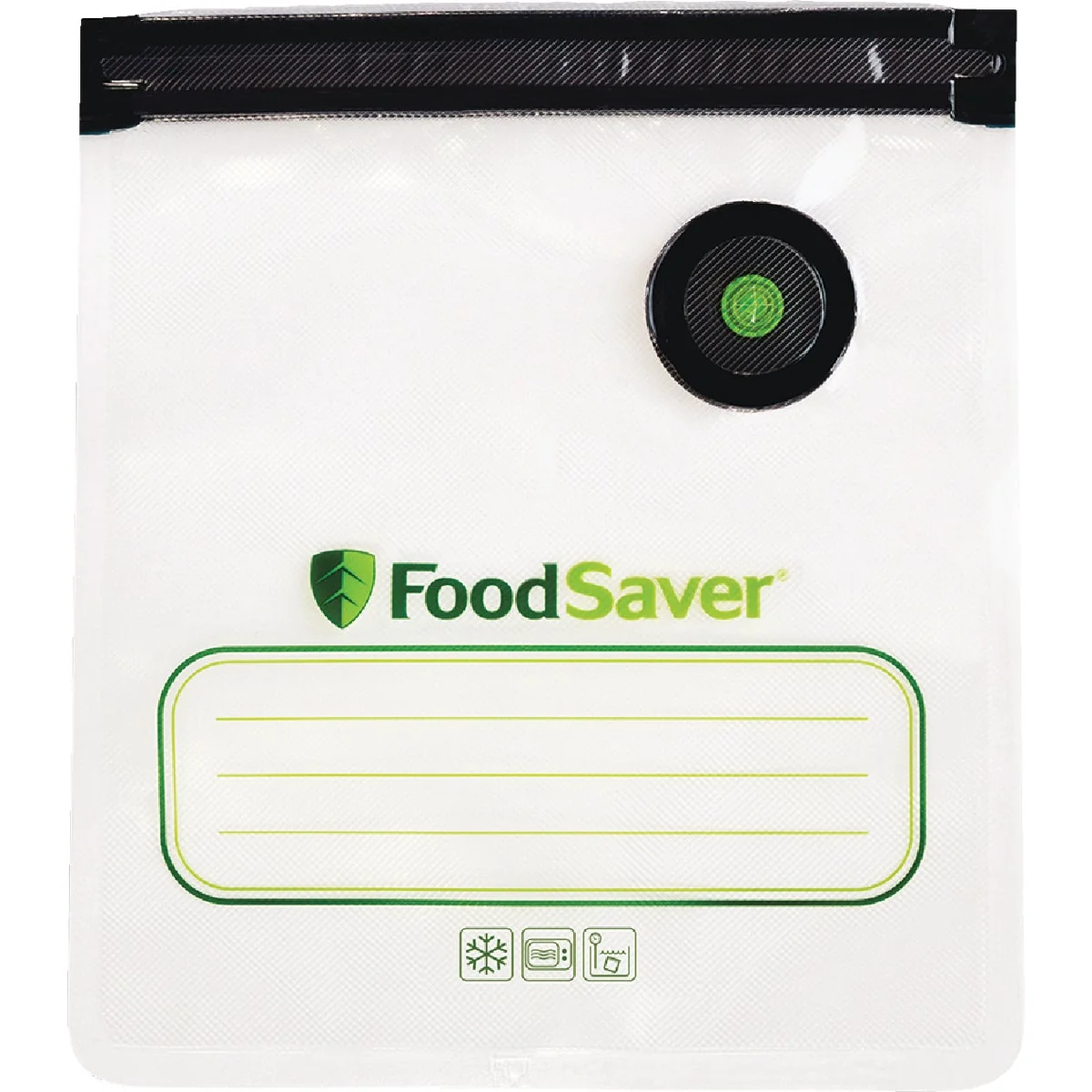 Contemporary FoodSaver Reusable Quart Vacuum Zipper Bags 10-Count Proven