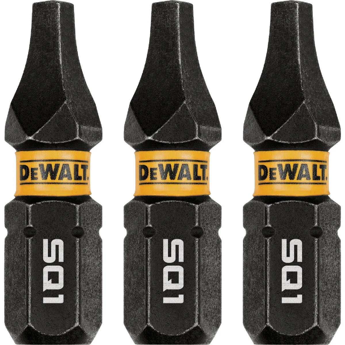 World-Class DEWALT FlexTorq 1 In. 1 Square Impact Screwdriver Bit 3-Pack Secure
