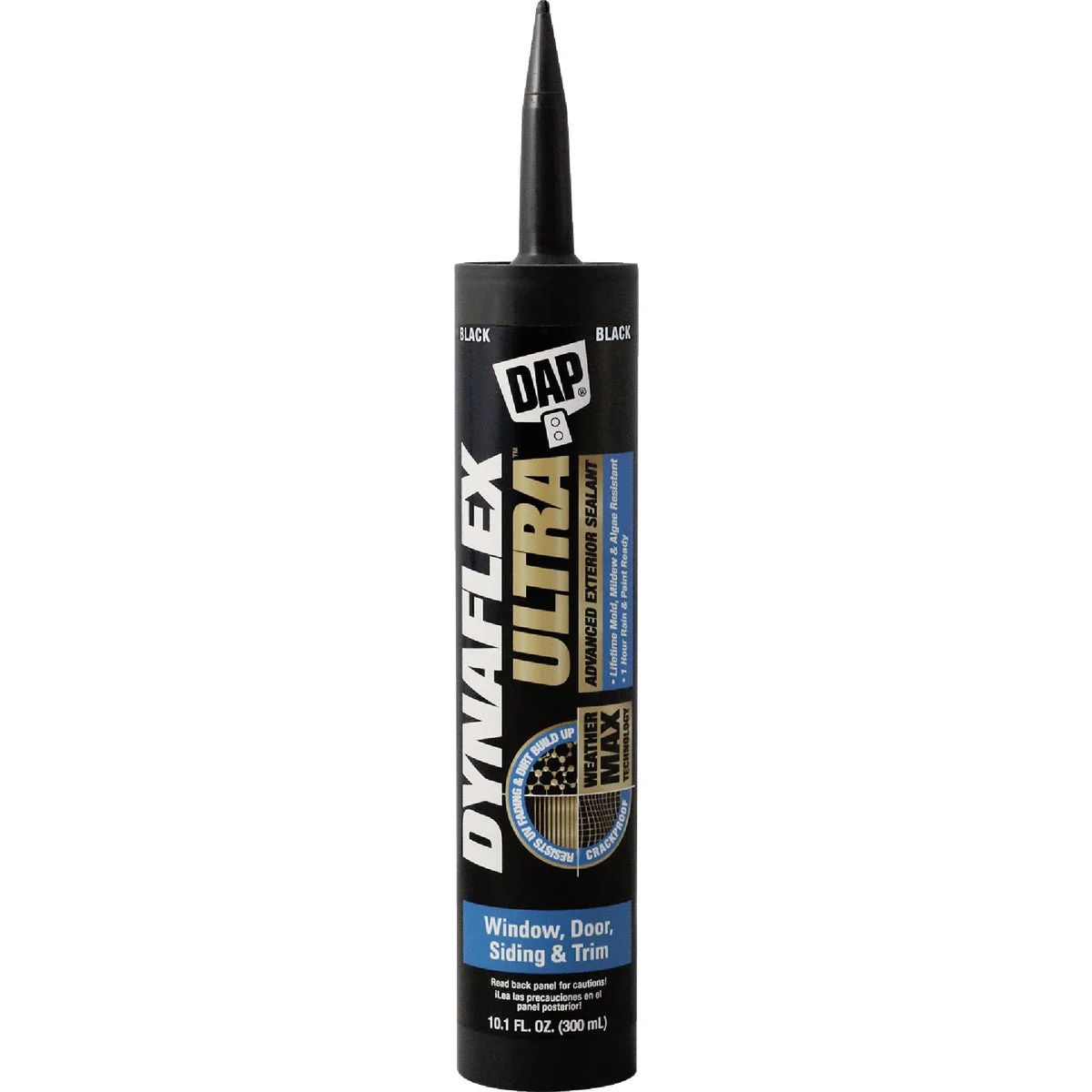 Versatile Dap Dynaflex Ultra 10.1 Oz. Black Advanced Exterior Sealant for Window Door Siding Relaxed