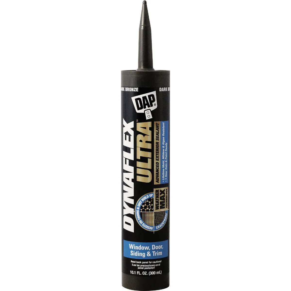 Sophisticated Dap Dynaflex Ultra 10.1 Oz. Dark Bronze Advanced Exterior Sealant for Window Door Siding World-Class
