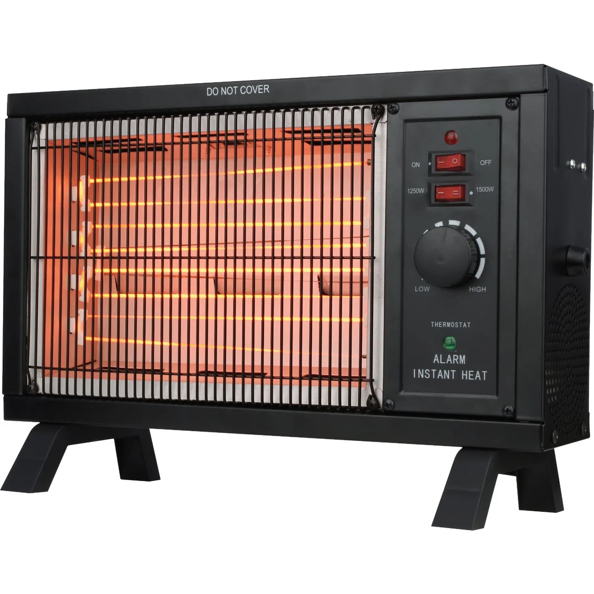 Long-Lasting Comfort 1500W 120V Radiant Electric Heater Expertly Made