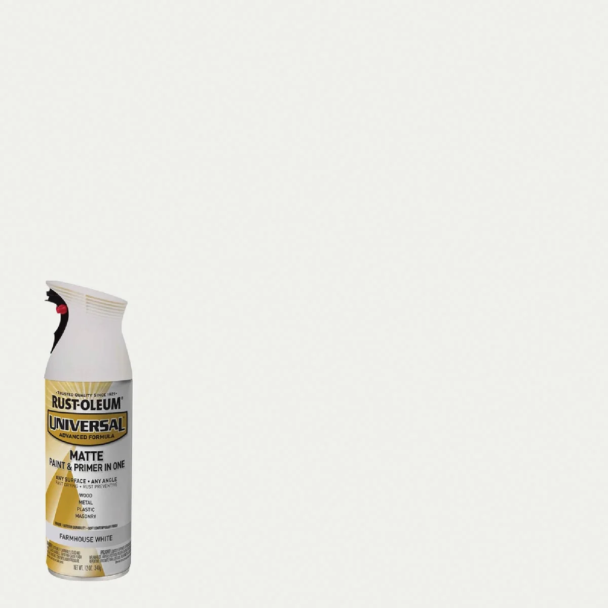 Reliable Rust-Oleum Universal 12 Oz. Matte Farmhouse White Enamel Spray Paint Organic