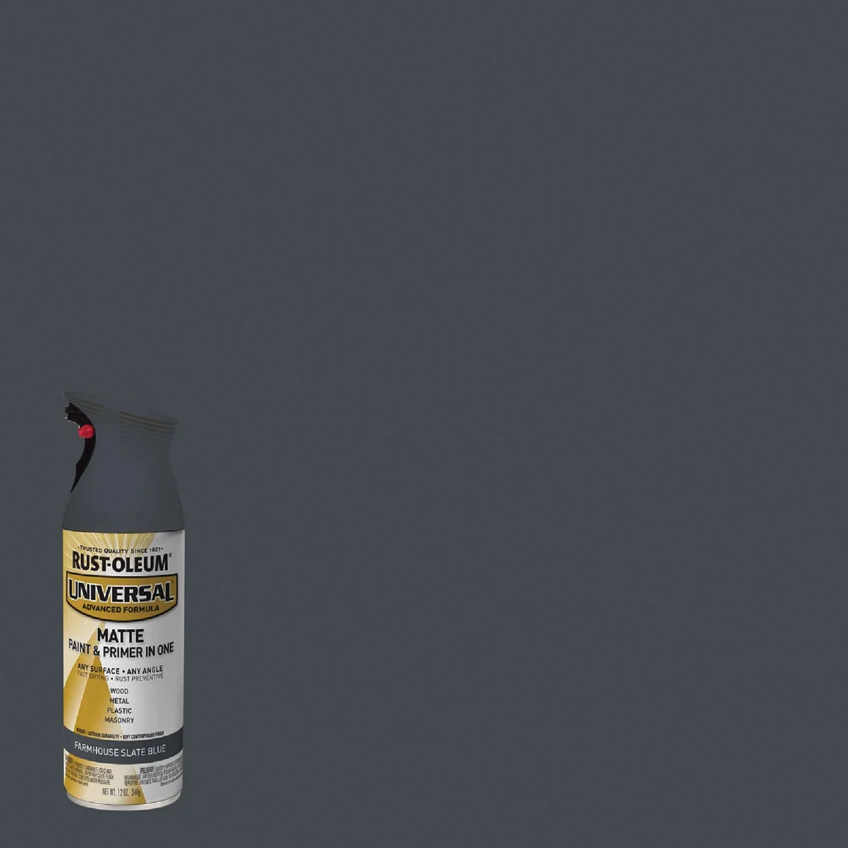 Fine Crafted Rust-Oleum Universal 12 Oz. Matte Farmhouse Slate Blue Enamel Spray Paint Effective