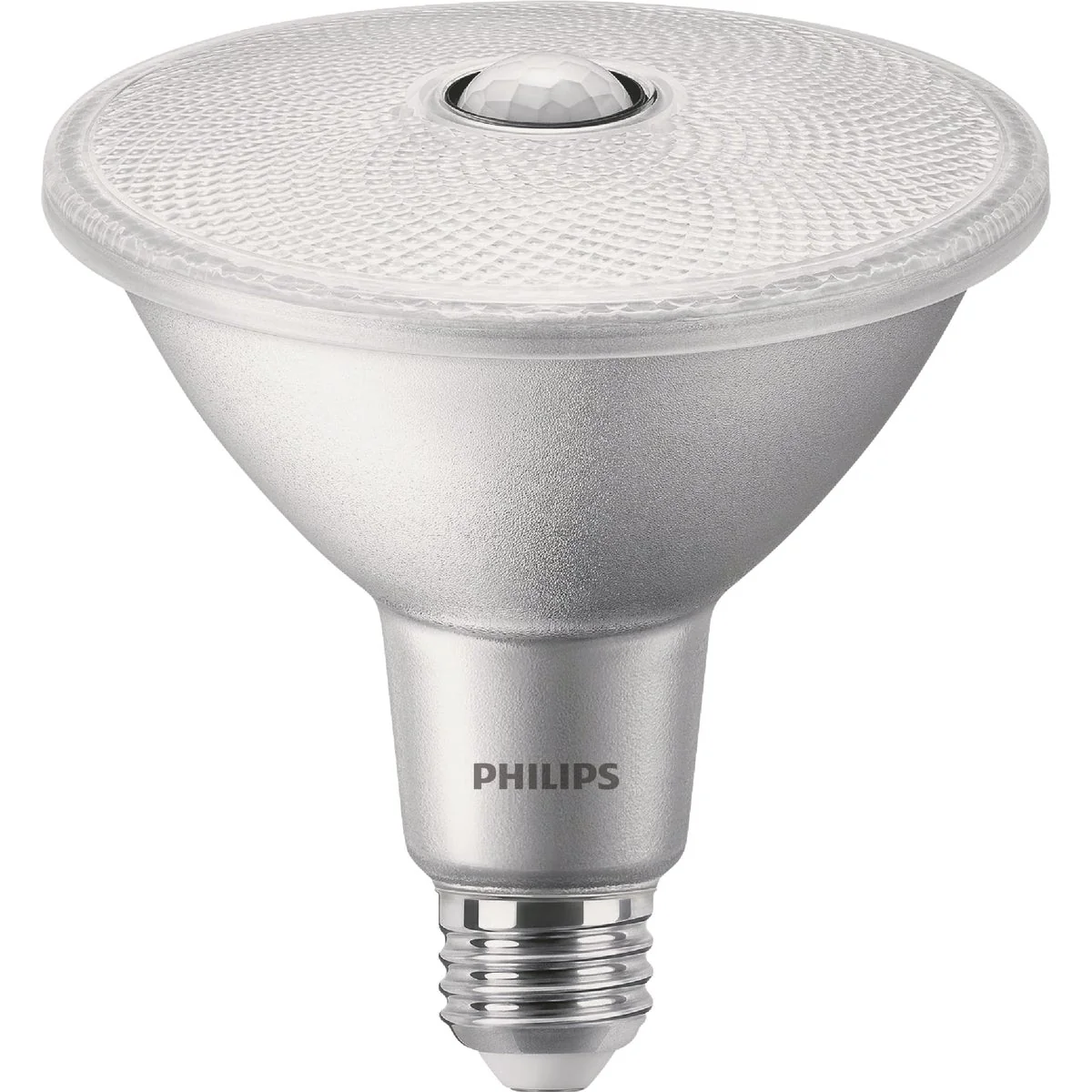 Traditional Philips 120W Equivalent Soft White PAR38 Medium Motion Daylight Sensor LED Floodlight Light Bulb Solid