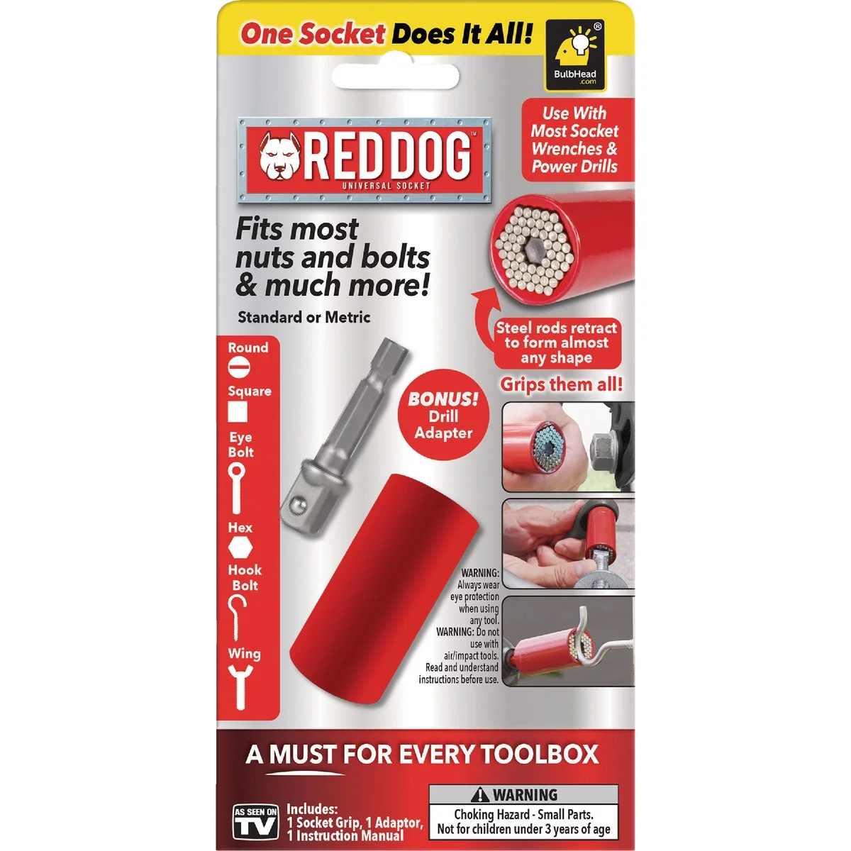 Efficient Red Dog Universal Socket User-Friendly