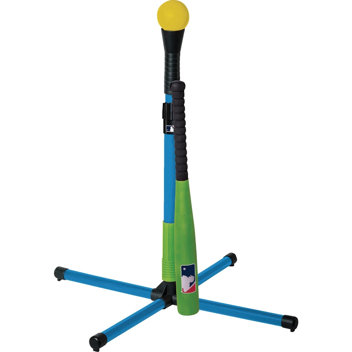 Expertly Made Franklin MLB 25 to 34.75 In. Youth Batting Tee with Bat Ball Outstanding