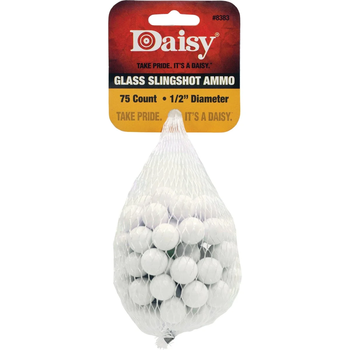 High-Grade Daisy Glass 1 2 In. Slingshot Ammunition 75-Count High-End