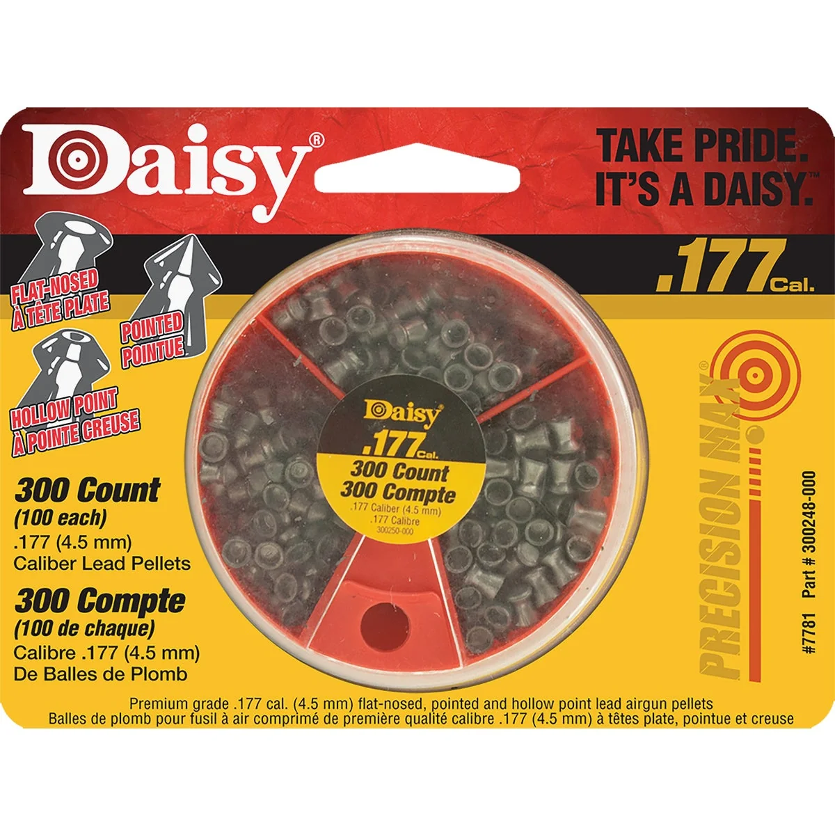 Sophisticated Daisy Dial-A-Pellet .177 Cal. Pellet Ammunition 300-Pack Unique