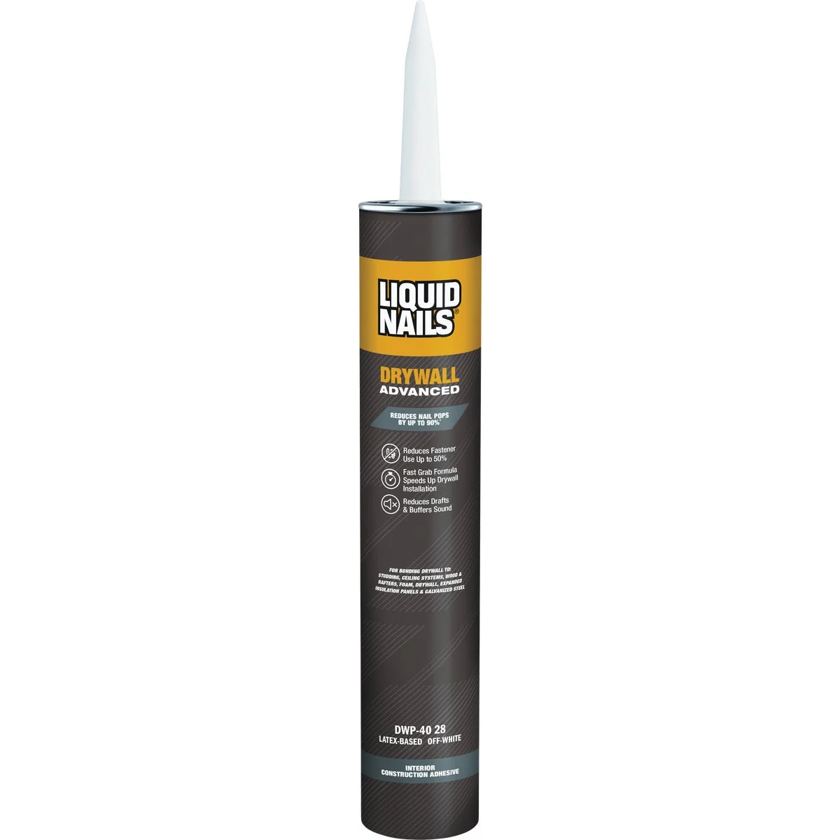 Long-Lasting Liquid Nails Drywall Advanced 28 Oz. Low VOC Drywall Panel Adhesive Clean