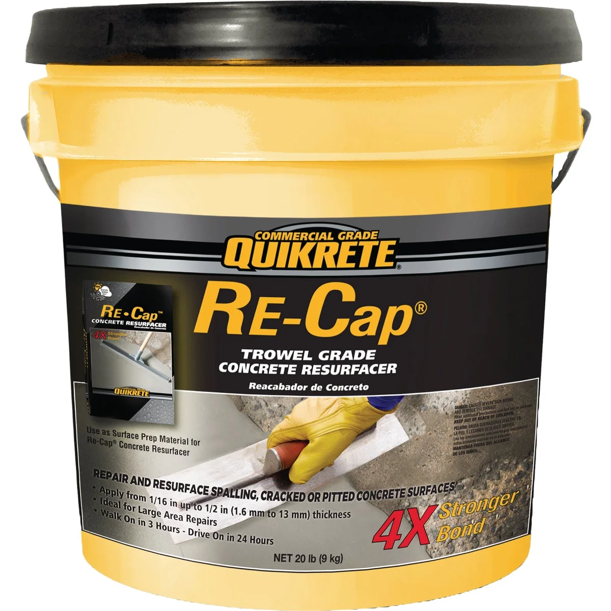 Advanced Quikrete Re-Cap 20 Lb. Trowel Grade Concrete Resurfacer Genuine