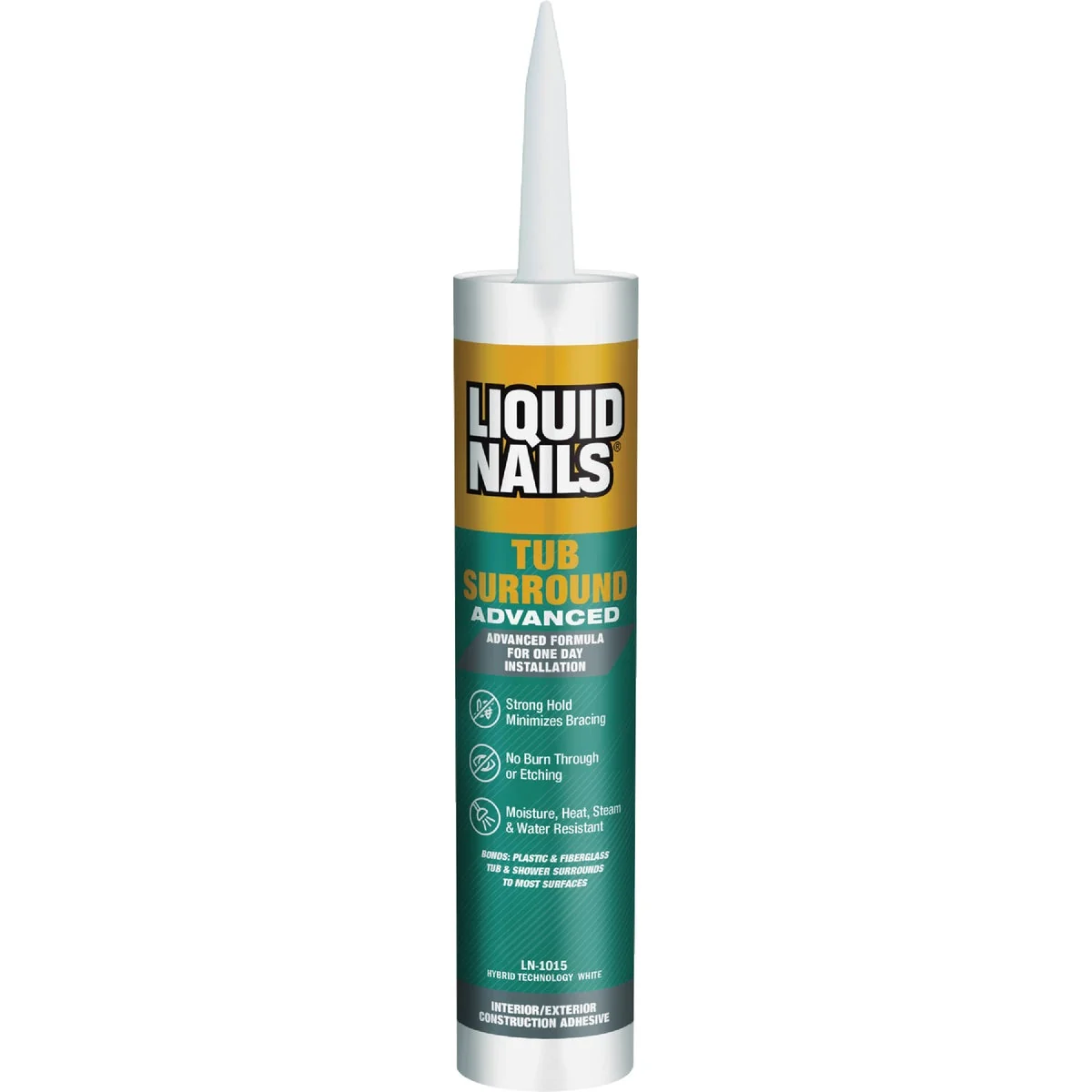 Enhanced Liquid Nails Advanced 9 Oz. Tub Surround Shower Wall Adhesive Smooth