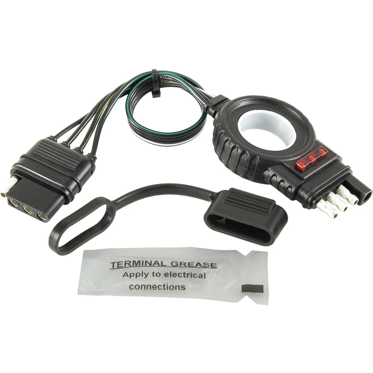 Trusted Hopkins Endurance Easy-Pull 12 In. 4-Flat LED Test Extension Connector Verified