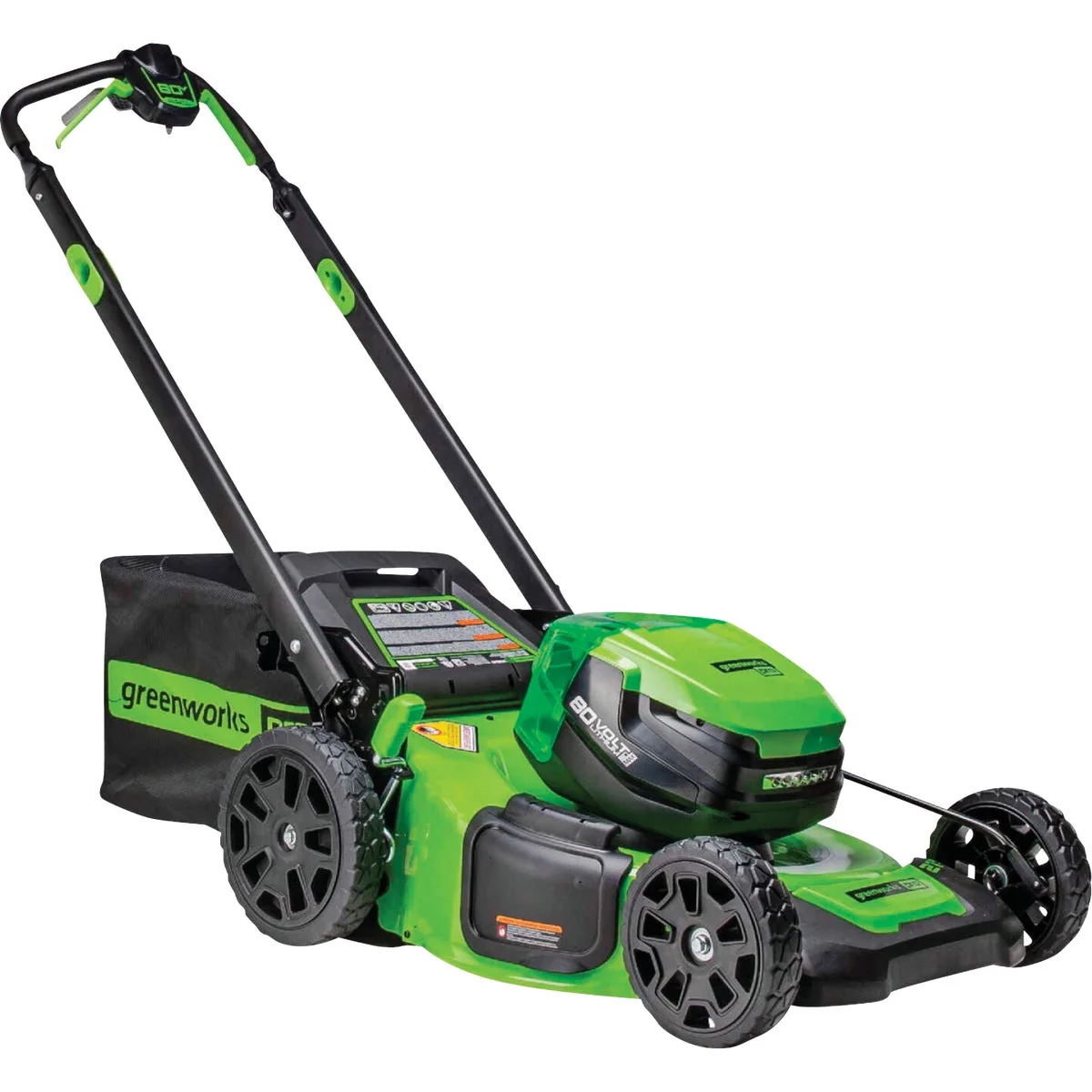 Exceptional Greenworks 80V 21 In. Push Lawn Mower w 4.0 Ah Battery Charger Environmentally Friendly