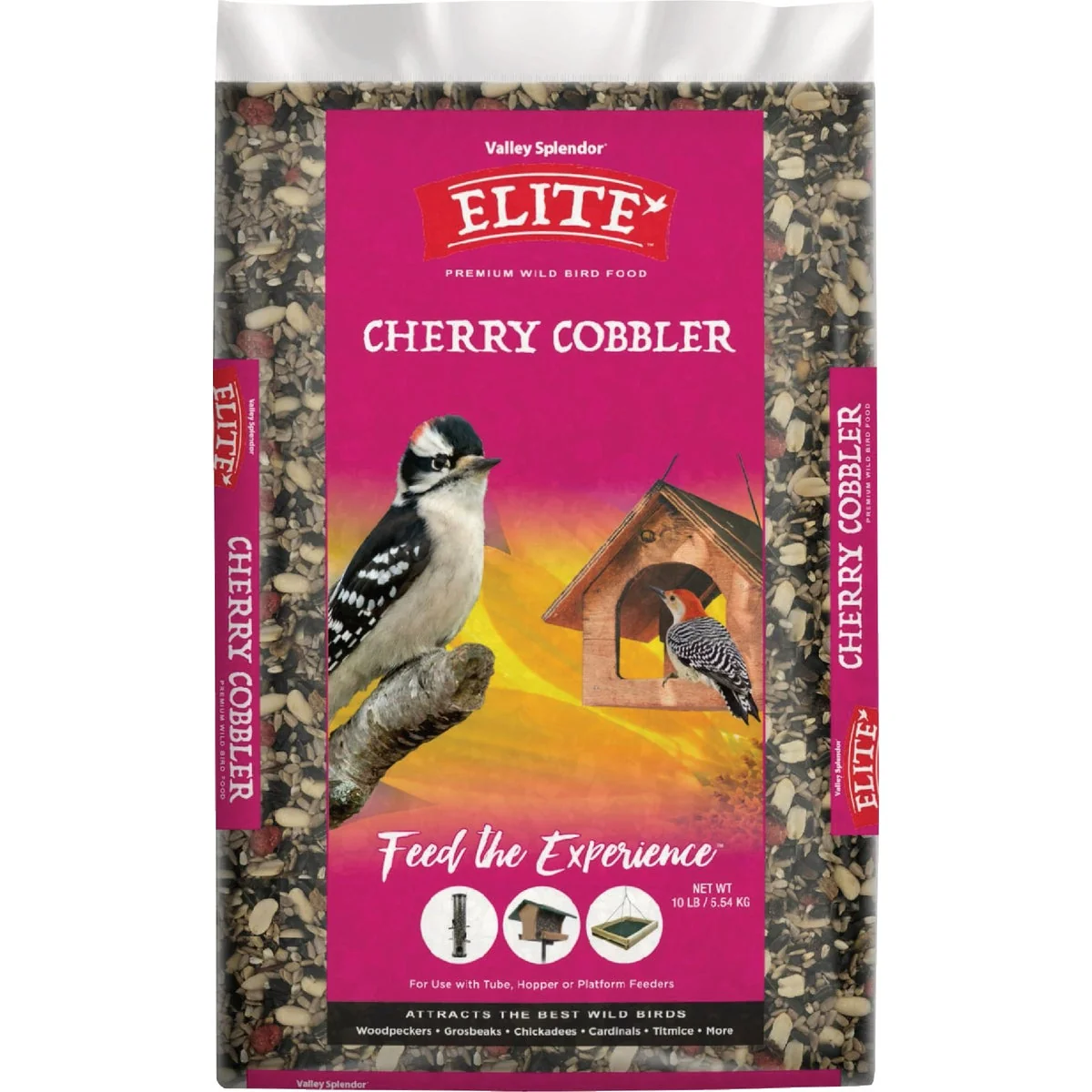 Fine Valley Splendor Elite 20 Lb. Cherry Cobbler Premium Wild Bird Food Modern