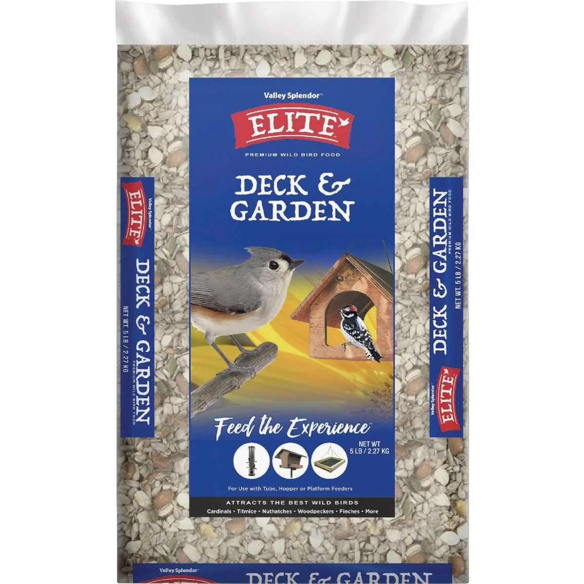 Luxury Valley Splendor Elite 5 Lb. Deck Garden Premium Wild Bird Food High-Grade