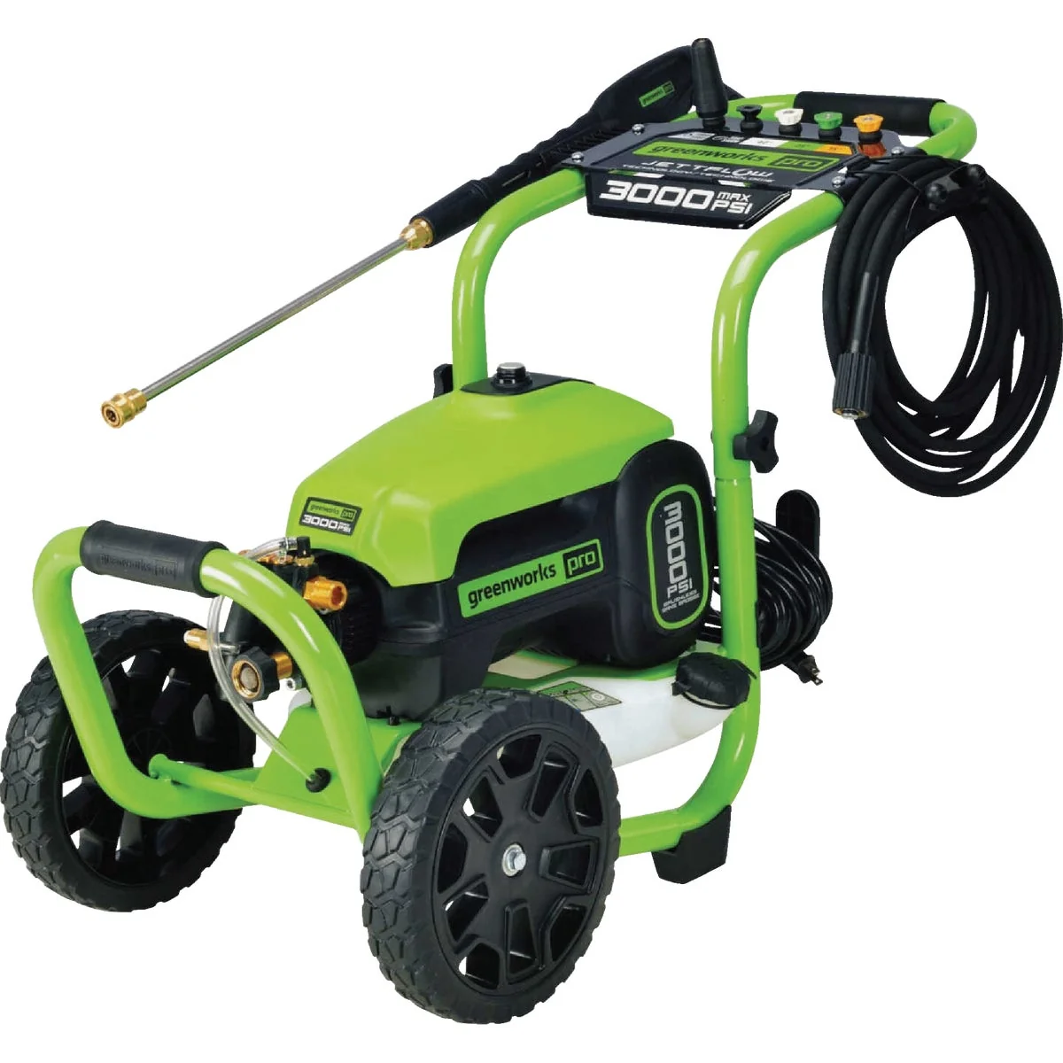 Dependable Greenworks 3000 PSI 2.0 GPM Cold Water Corded Electric Pressure Washer Luxury