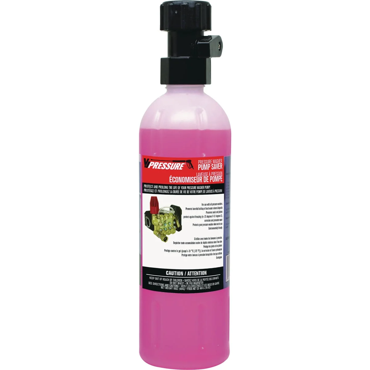 Top-Quality Valley 16 Oz. Pressure Washer Pump Saver Detailed