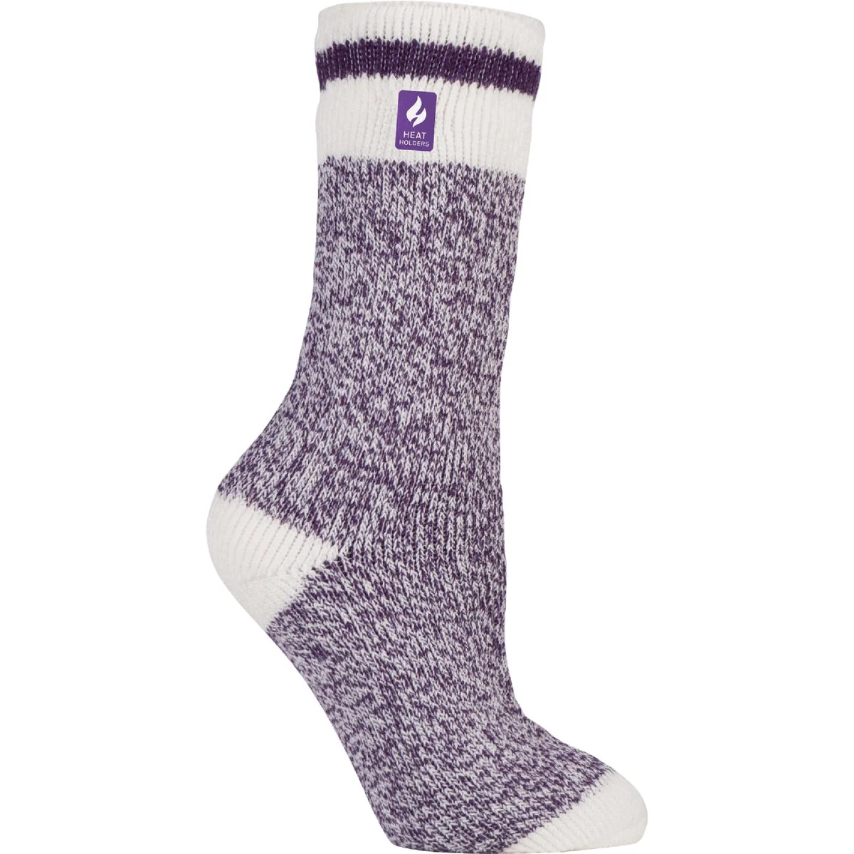 Casual Heat Holders Snowdrop Women’s 5 to 9 Purple Crew Sock High-Quality