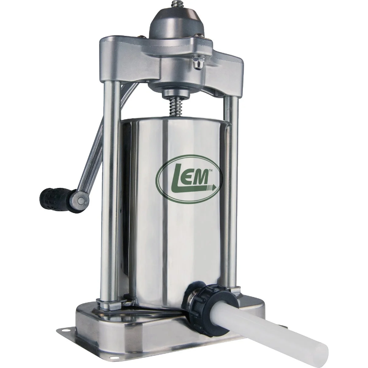 Sophisticated LEM MightyBite 5 Lb. Vertical Stainless Steel Stuffer First-Class