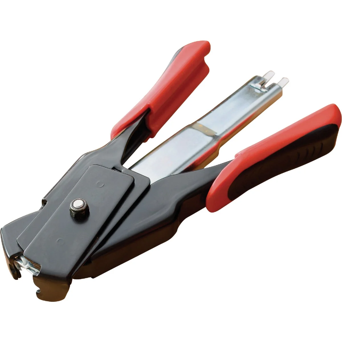 Practical LEM Spring Loaded Hog Ring Pliers with 100 Rings Stylish