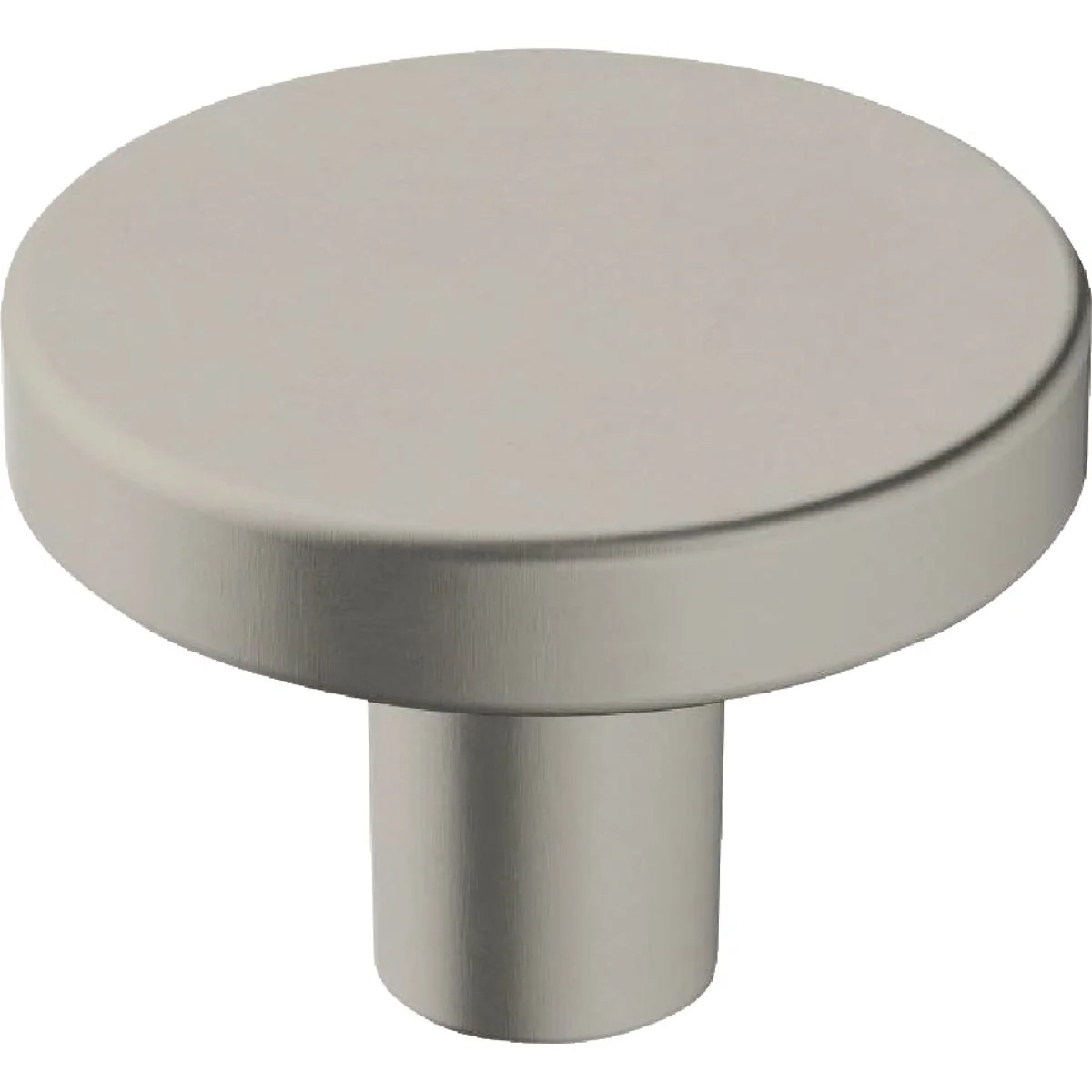 Fine Amerock Versa 1.375 In. Dia. Round Satin Nickel Cabinet Knob Unique